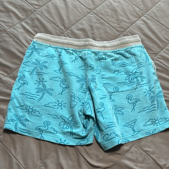 Chubbies LoungeWear 7" Inseam Drawstring Sweat Shorts Beach Print Blue‎ Large - Picture 3 of 8